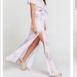 Show Me Your Mumu double split maxi skirt